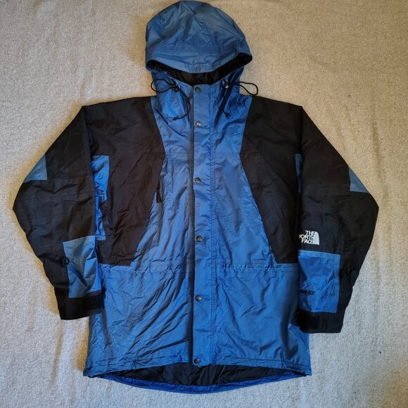 Vintage The North Face Gortex Jacket Mens Size Large Blue Mountain Light Guide